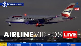 🔴LIVE LAX PLANE SPOTTING [upl. by Buroker]