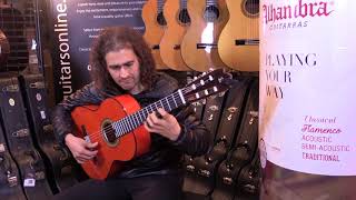 Alhambra Flamenco Guitar 4F quotGypsyquot by Alejandro Florez [upl. by Marie-Ann888]