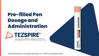 Learn To Use The TEZSPIRE® tezepelumabekko Prefilled Pen [upl. by Catrina]