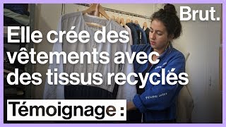 Monia Sbouai crée des vêtements à partir de tissus recyclés [upl. by Jael]