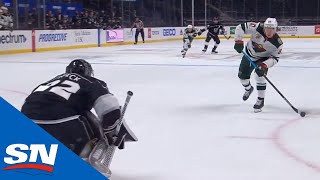 Kaprizovs First Goal Is OT Winner In NHL Debut For Wild [upl. by Asilanom814]