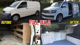 Volkswagen Camper Complete Van Build Start to finish [upl. by Galven93]