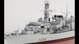 Full build Warship  1350 Type 23 HMS Monmouth [upl. by Bayless]