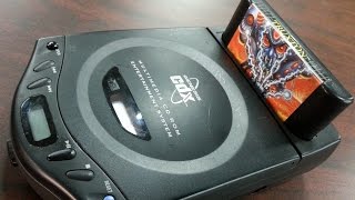 Classic Game Room  SEGA GENESIS CDX console review [upl. by Doralyn]