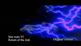 comparative Darth Vader screams quotNooooquot in BluRay Star Wars episode VI Return of the Jedi [upl. by Tal886]