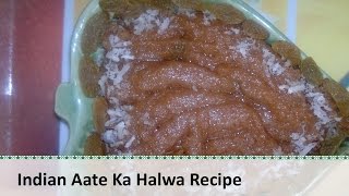 Aate Ka Halwa Recipe  Atta Sheera Recipe  Perfect Aata Halwa by Healthy Kadai [upl. by Haelhsa]