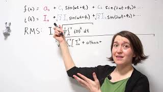 Root Mean Square RMS Calculation Based On Fourier Series Expansion Terms [upl. by Alol159]