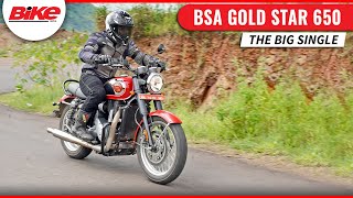 BSA Gold Star 650 Review  The Big Single  Bike India Magazine [upl. by Sualokin]