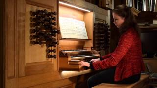 Johann Sebastian Bach Pastorale BWV 590  Olga Minkina organ [upl. by Ytsirhk675]