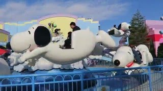 フライング・スヌーピー USJ  Flying Snoopy at Universal Studios Japan [upl. by Essam312]