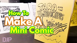 How to Make a Mini Comic from Start to Finish 7 Steps [upl. by Kam]