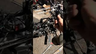 125cc engine in a 50cc quad frame with a suicide shifter [upl. by Yahsal]