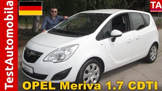 OPEL Meriva B 17 CDTI  TEST [upl. by Aneliram]