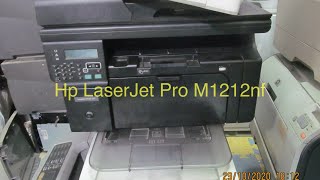 hp laserjet pro m1212nf no data on screen interface reflow [upl. by Tanny]