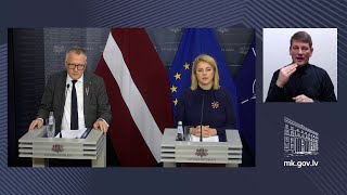 Preses konference par Ministru kabineta sēdē pieņemtajiem lēmumiem 12112024 [upl. by Jaunita]