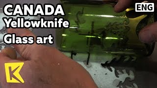 【K】Canada TravelYellowknife캐나다 여행옐로나이프쉽게 배우는 유리공예Glass artOld townGlassworks [upl. by Onitnas35]