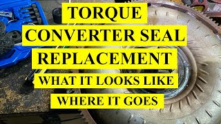 How to Replace Leaking Torque Converter Seal to Stop Transmission Leak [upl. by Gladys]