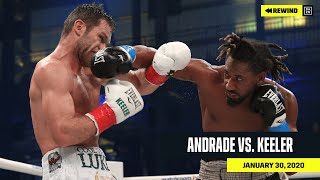 FULL FIGHT  Demetrius Andrade vs Luke Keeler DAZN REWIND [upl. by Ivanah315]