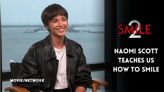 Naomi Scott on Filming Smile 2 and the Emotional Toll of Public Exposure [upl. by Nuhsal]