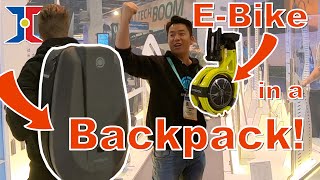 this Foldable EBike Fits in a Backpack Smacircle [upl. by Curzon]