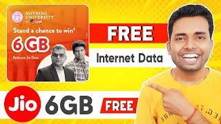 Jio 6GB Internet Data Free for Everyone New Offer  Jio Nothing University 5 Star New Offer Contest [upl. by Caddaric]