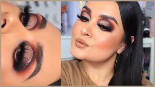 MAQUILLAJE EN TONOS CAFES TUTORIAL COMPLETO PASO A PASO  Monika Sanchez [upl. by Demetre]