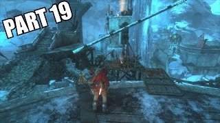 Rise Of The Tomb Raider  TREBUCHET CRANE PUZZLE  Walkthrough Part 19  Xbox One 1080P [upl. by Gemma]