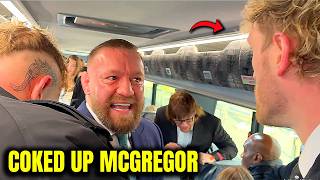 IDIOTS Logan amp Jake Paul SHOOK By Conor Mcgregor NEW FOOTAGE [upl. by Tess]