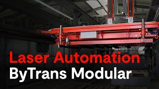 ByTrans Modular For Laser Automation Demo  Bystronic [upl. by Carrillo]