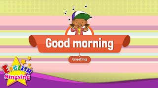 Greeting Good morning  Education Rap for Kids  Sing along [upl. by Laehcym]