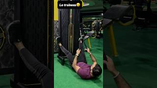 Trainer and trainee  trainers expectations gym funny [upl. by Aiz]