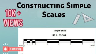 Constructing Simple Scales Practical Geography [upl. by Ezirtaeb]