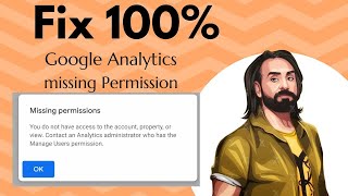 Google analytics missing permissions [upl. by Alekim46]