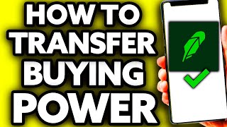 How To Transfer Buying Power To Bank Robinhood EASY [upl. by Bilat]