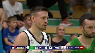 AdmiralBet ABA League 202324 Round 2 match Krka  Partizan Mozzart Bet 8102023 [upl. by Minny]