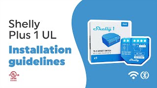 Shelly Plus 1 UL  Installation video US standard [upl. by Elfreda]