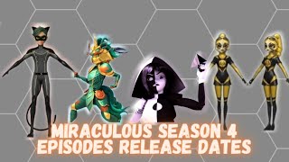 PENALTEAM QILIN RELEASE DATES AND MORE MIRACULOUS SEASON 4 EPISODES [upl. by Alym578]