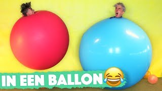 Dit is DE MEGA BALLOON CHALLENGE 😂🎈  INTERNET HYPES TESTEN 1 [upl. by Akeihsal]