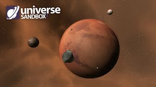 Improving The Moon System Of Mars Universe Sandbox ² [upl. by Ericksen952]