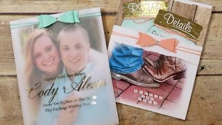 DIY Wedding Invitations [upl. by Yedoc109]