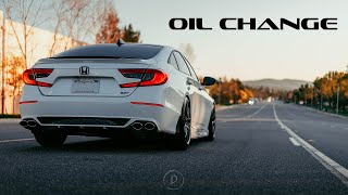 20182021 HONDA ACCORD OIL CHANGE [upl. by Irahk]