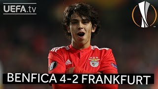 BENFICA 42 FRANKFURT UEL HIGHLIGHTS [upl. by Ayna149]