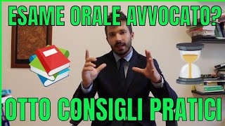 Consigli per lesame orale davvocato cosa fare subito dopo lammissione [upl. by Aicarg]