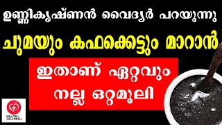 Home Remedy for Cough in Malayalam  Chuma  Kafakettu  Cough Treatment in Malayalam  kapha kettu [upl. by Isabelle]