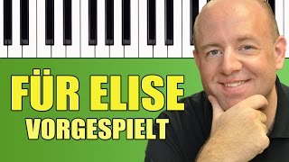 Beethovens quotFür Elisequot  Klavier lernen für Anfänger [upl. by Idalla]