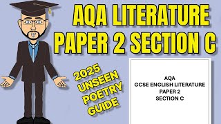 AQA English Literature Paper 2 Section C Unseen Poetry [upl. by Mota455]