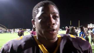 Player postgame Dorian Davis 82511 [upl. by Eceirehs]