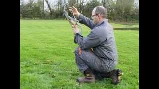 Tod of Todsstuff using a medieval goats foot lever crossbow [upl. by Ttocserp]