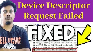 Unknown Usb Device Device Descriptor Request Failed Windows 10 In English [upl. by Saito]