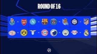 CHAMPIONS LEAGUE ROUND OF 16 LEG 1 PREDICTIONS [upl. by Acinahs]